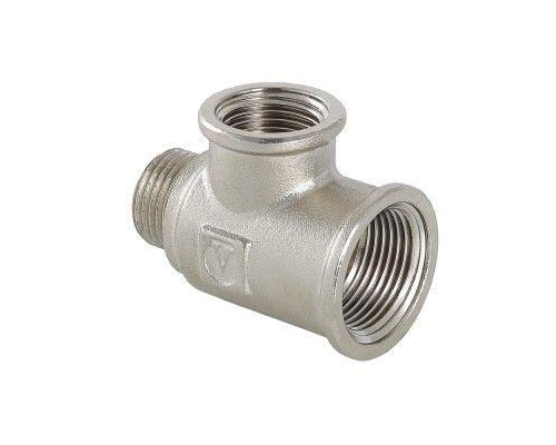 Тройник Valtec с переходом на нар.р. 3/4"-3/4"-1/2"