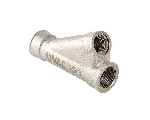 Тройник косой Valtec для гильзы под погружной датчик температуры 3/4"-1/2"