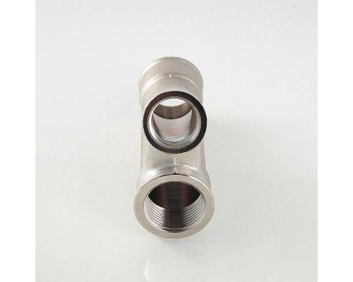 Тройник косой Valtec для гильзы под погружной датчик температуры 1"-1/2"