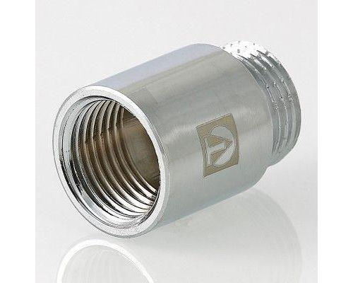 Удлинитель латунный хромированный Valtec 1/2" 60 мм