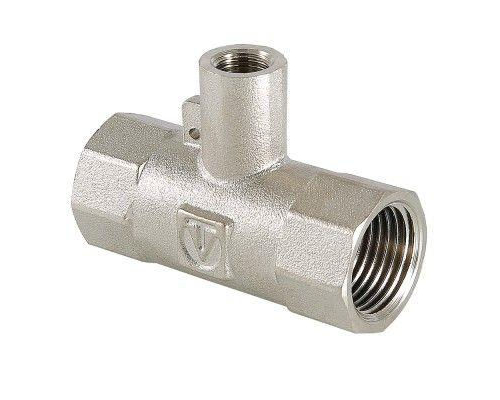 Тройник Valtec для подключения датчика температуры 1/2"-M10
