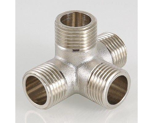 Крестовина двухплоскостная Valtec 1/2"