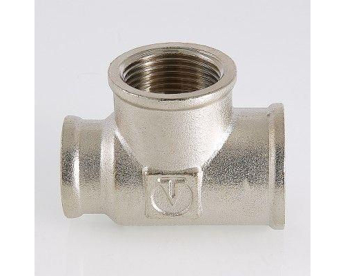 Тройник переходной Valtec латунный 3/4"-3/4"-1/2"
