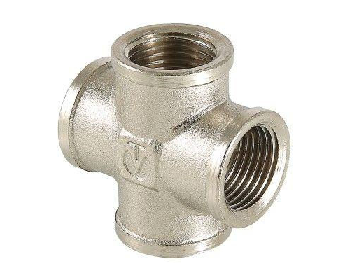 Крестовина латунная Valtec 1"