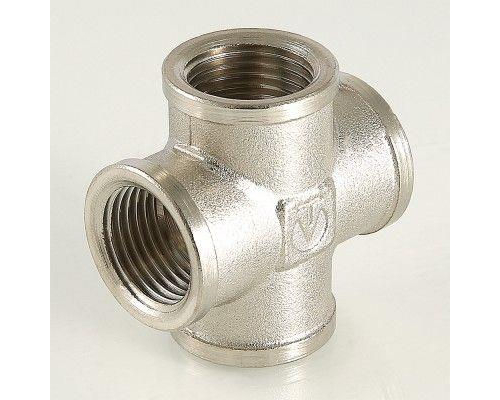 Крестовина латунная Valtec 1"