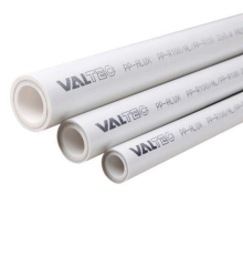 Полипропиленовая труба армированная алюминием Valtec PP-ALUX PN 25, 20 мм (белый, по 2 м)