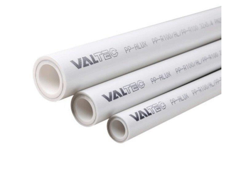 Полипропиленовая труба армированная алюминием Valtec PP-ALUX PN 25, 25 мм (белый, по 2 м)