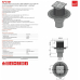 Душевой трап Alca Plast APV2-BL-01