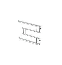 Полотенцесушитель Gloss & Reiter Wave, М,3,50х70(1") водяной
