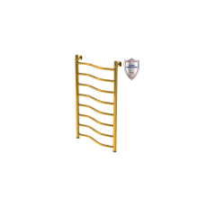 Полотенцесушитель Gloss & Reiter Wave, Л, 50х80,В8,G1 (GOLD) водяной