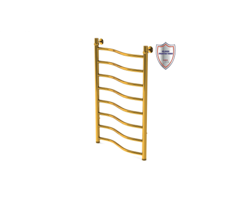 Полотенцесушитель Gloss & Reiter Wave. Л. 50х80.В8.G1 (GOLD) водяной