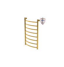 Полотенцесушитель Gloss & Reiter Wave, Л, 50х80,Д8,G1 (GOLD) водяной