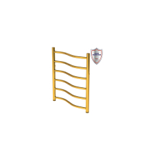 Полотенцесушитель Gloss & Reiter Wave, Л, 50х60,В6,G1 (GOLD) водяной
