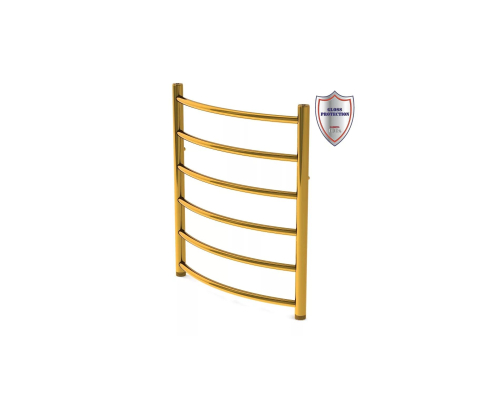 Полотенцесушитель Gloss & Reiter Wave. Л. 50х60.Д6.G1 (GOLD) водяной