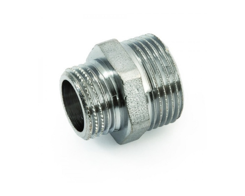  GF.03C Ниппель редукционный хромированный нар. 1/2"х3/8" (260003C040300H)